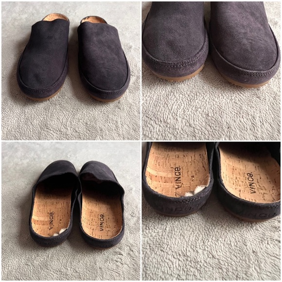 Vince Men's Alonzo Suede Backless Slip-On Minimalist Sport Rubber Sole Loafer - Picture 4 of 13